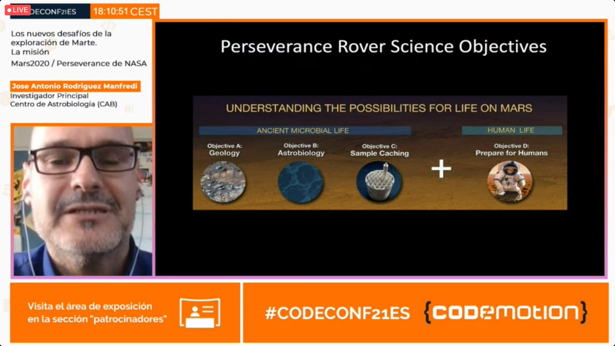 zeroktw's tweet image. Me flipa que la charla de cierre sea sobre Mars 2020/Perseverance 😍😍😍😍😍
#CODECONF21ES