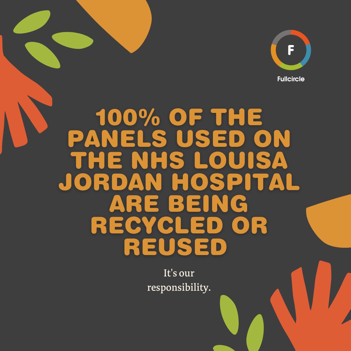 Everyday should be #EarthDay and at Full Circle we always strive to be sustainable. The deal reached guarantees that the money raised by the recycling company will be donated back to #NHS charities.
Now that's what we call Full Circle.

#events #sustainability #nhs