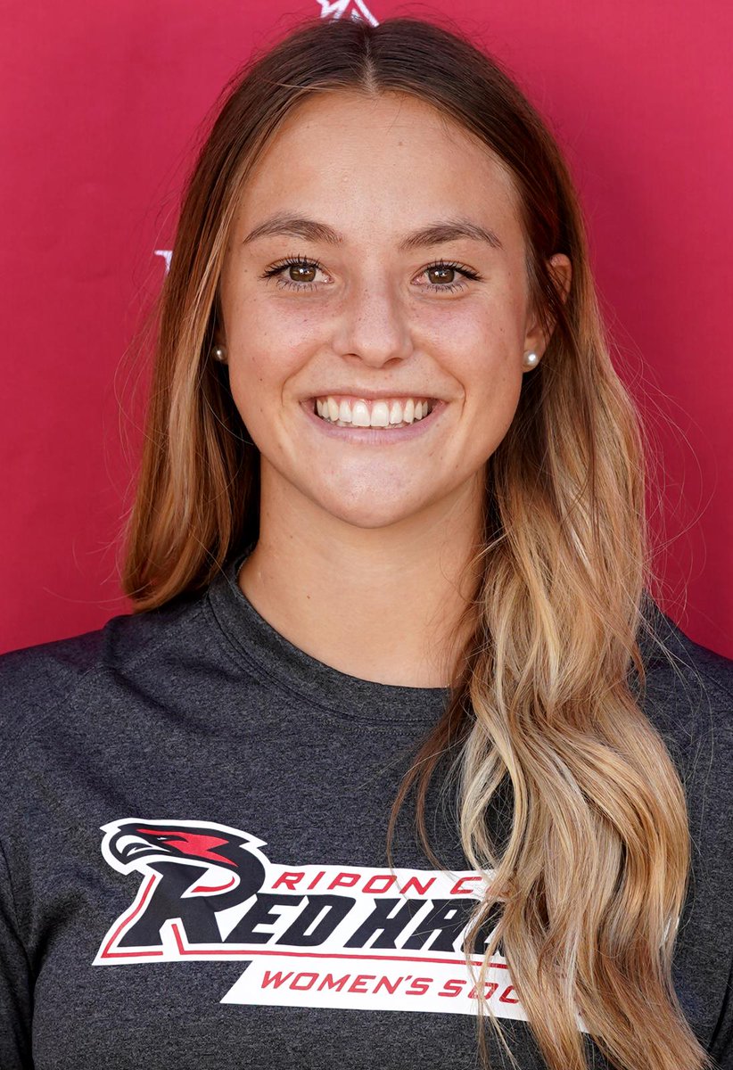 RiponRedHawks's tweet photo. Saturday is Senior Day for @RCWomensSoccer at 1 pm. Maggie Bouque is a Senior Biology major from Genoa, Ill. An Academic All-Conference performer, Maggie has appeared in all 57 games during the past four years, recording four goals and eight assists #d3soc @RiponSports https://t.co/EK3Z1xr2wm