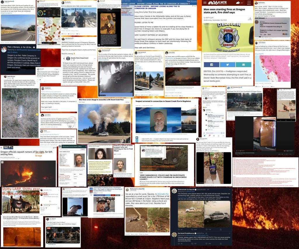 Remember when Antifa was starting forest fires in California and Oregon last year?