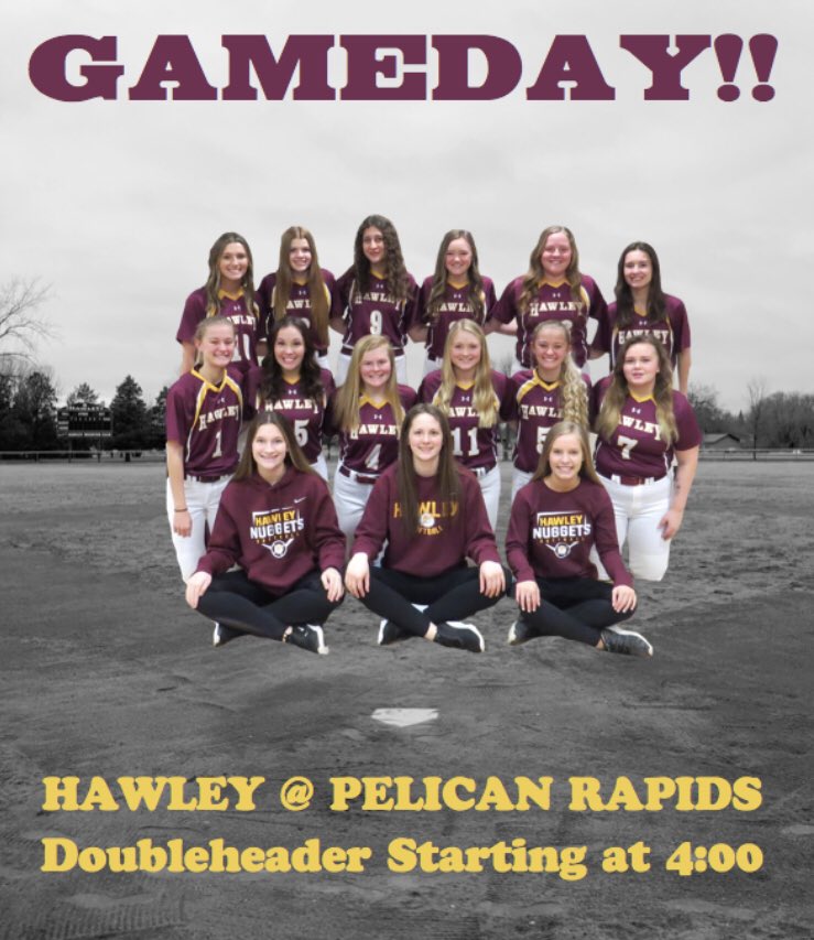 Opening Day 2021! The Nuggets get to travel to Pelican Rapids for a gorgeous afternoon of softball!