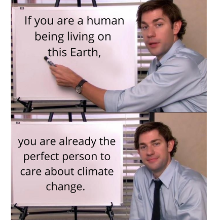 KHayhoe's tweet photo. Happy #EarthDay2021! If you are a human being living on this planet, then you are already the perfect person to care about climate change. https://t.co/7MUOal2DuS