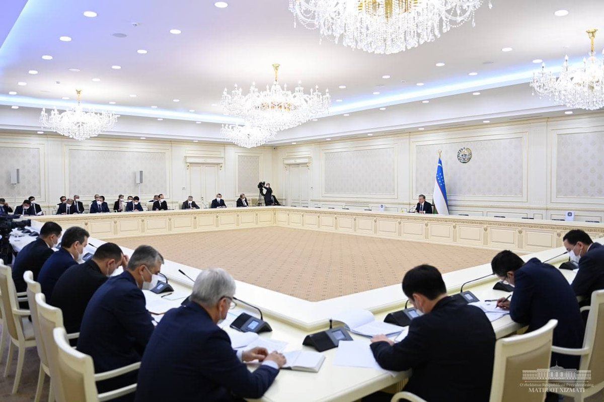 president_uz's tweet photo. The state will allocate $500 million for the support and development of the services sector in the country - this decision was made by President Shavkat Mirziyoyev during the videoconference.
#Mirziyoyev #economy #ServiceSector #RegionsDevelopment https://t.co/0hEHoh5zQm