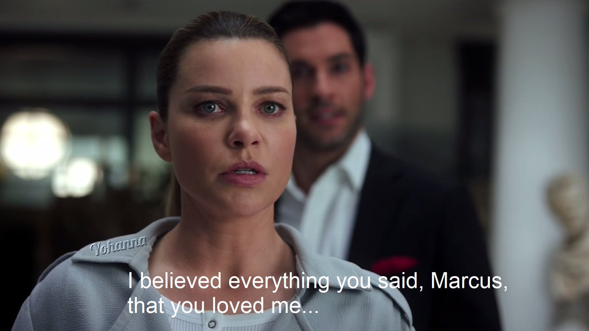 She's a detective but didn't even see what was right in front of her and let Cain in her life. Didnt see that Lucifer was telling the truth for 2 years, albeit a crazy truth. Didnt see that Dan was involved in Palmetto... #Lucifer 3/7