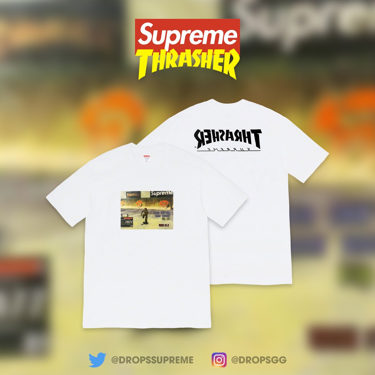 supreme thrasher tee