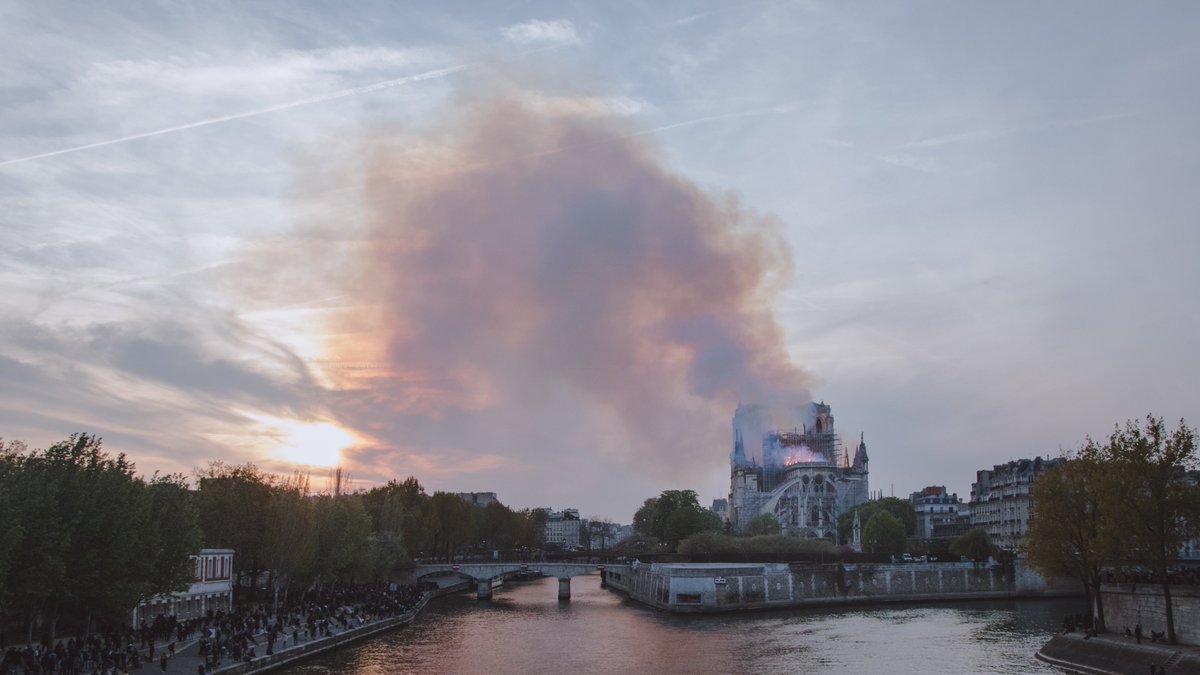 The story of the Notre-Dame fire and the environment is the story of lead. Read part 2 of our Notre Dame Anniversary Series: The Fire and The Environment. hilliardarchitects.com/news-you-can-u…