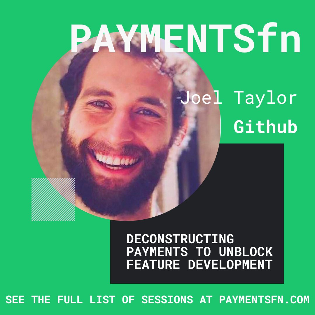 Joel Taylor (@joeltaylor) on Twitter photo Excited to be speaking at <a href="/paymentsfn/">PAYMENTSfn</a> again! If you're interested in payments, this is community you'll want to be part of.
Registration is free: paymentsfn.com Excited to be speaking at <a href="/paymentsfn/">PAYMENTSfn</a> again! If you're interested in payments, this is community you'll want to be part of.
Registration is free: paymentsfn.com