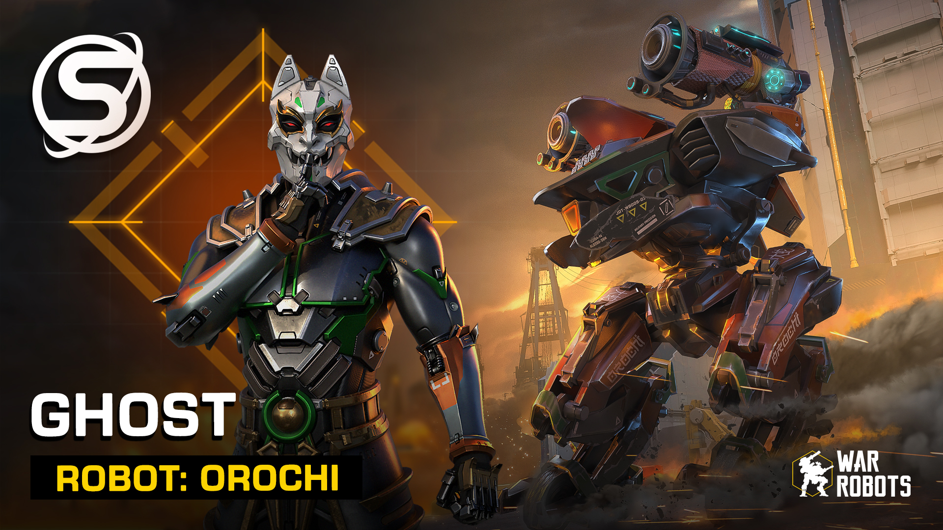 Twitter War Robots："New Legendary Ghost Orochi's built-in weapon rate of fire. Coming in the update / Twitter