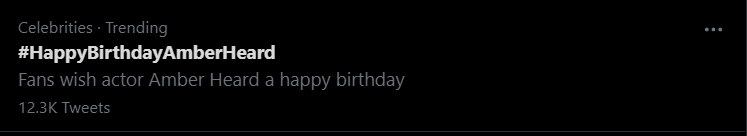 Yes, message, because apparently, we should still say \"Happy birthday\" to a twisted bitch like Amber Heard. 