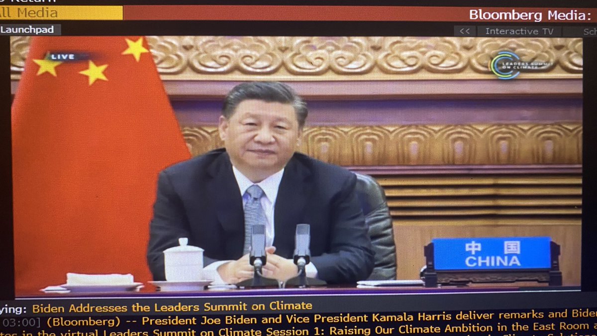 Next up is President Xi, who reiterated goal to peak CO2 emissions before 2030 and hit net-zero by 2060“I’m confident that as long as we unite in our efforts, we will rise above the global environment and climate challenges”China accounts for 30% of global emissions