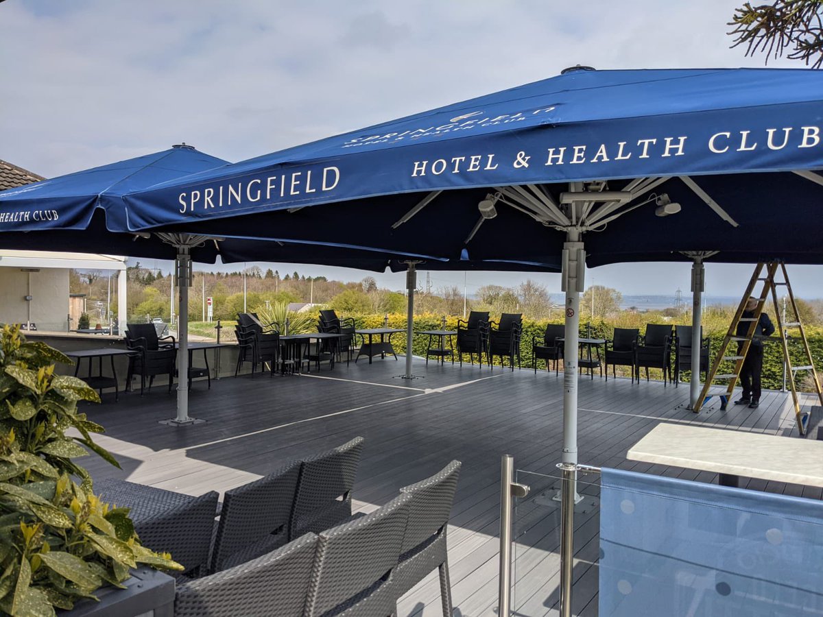 Another beautiful morning as we prepare to reopen our outside dining from 26th April. 🥂Looking forward to welcoming you all back. Join us on our heated terrace for Breakfast, Morning Coffee, lunch, Dining or Drinks. Book a table thespringfieldhotel.com or call 01352 780503