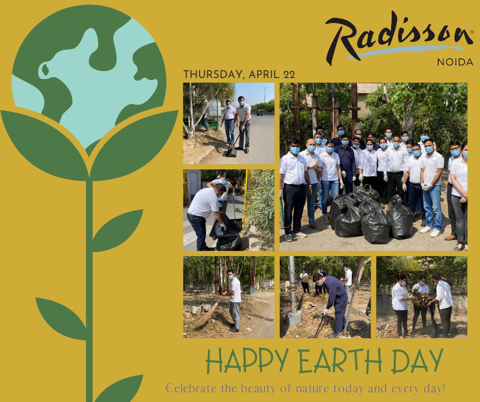 RadissonNoida's tweet image. Happy earth day from Radisson Noida! One of the best thing about spending time out here is that we are able to enjoy being part of an expansive environment that has existed, with or without us, for million of years. 

#RadissonNoida #Radissoncares #Noida #clean #safe #earthday