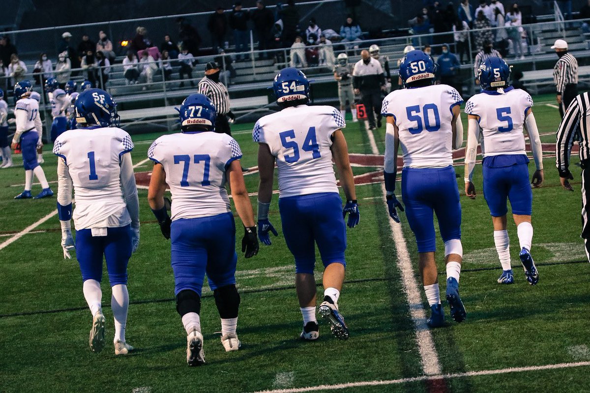 Thank you to the anchor of our line @RyanHolleman2 and 4 year starter! A guy who just shuts his mouth and gets it done day after day! Thank you for leadership and an amazing career.  Best of luck to you at <a href="/Carthage_FB/">Carthage Football</a>. They are getting one fine young man! Always be #ALLIN
