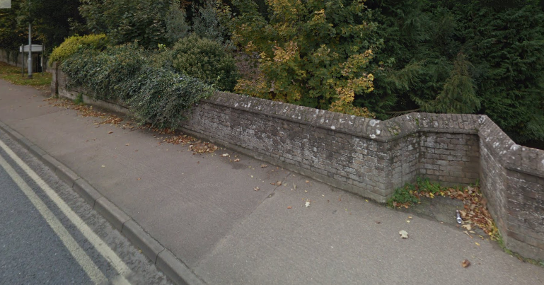#stepbackthursday the bridge in Brandon, covered in Ivy and years of traffic dirt. Has now been cleared by the Bloomers and pressure washed by the car wash crew.