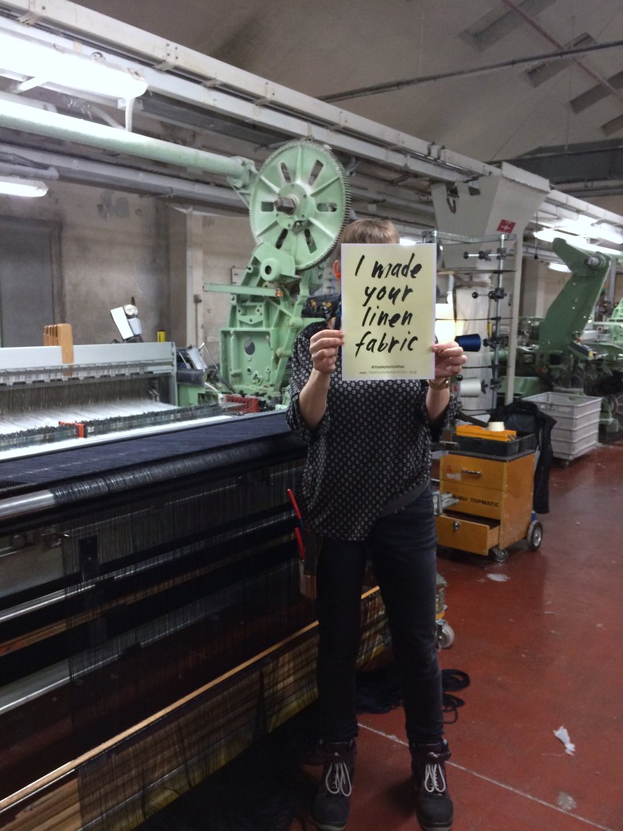 C'est la semaine de la <a href="/Fash_Rev/">Fashion Revolution</a> l'occasion pour les marques de mode et textile de faire preuve de plus de transparence.
#FashionRevolution #FashionRevolutionWeek