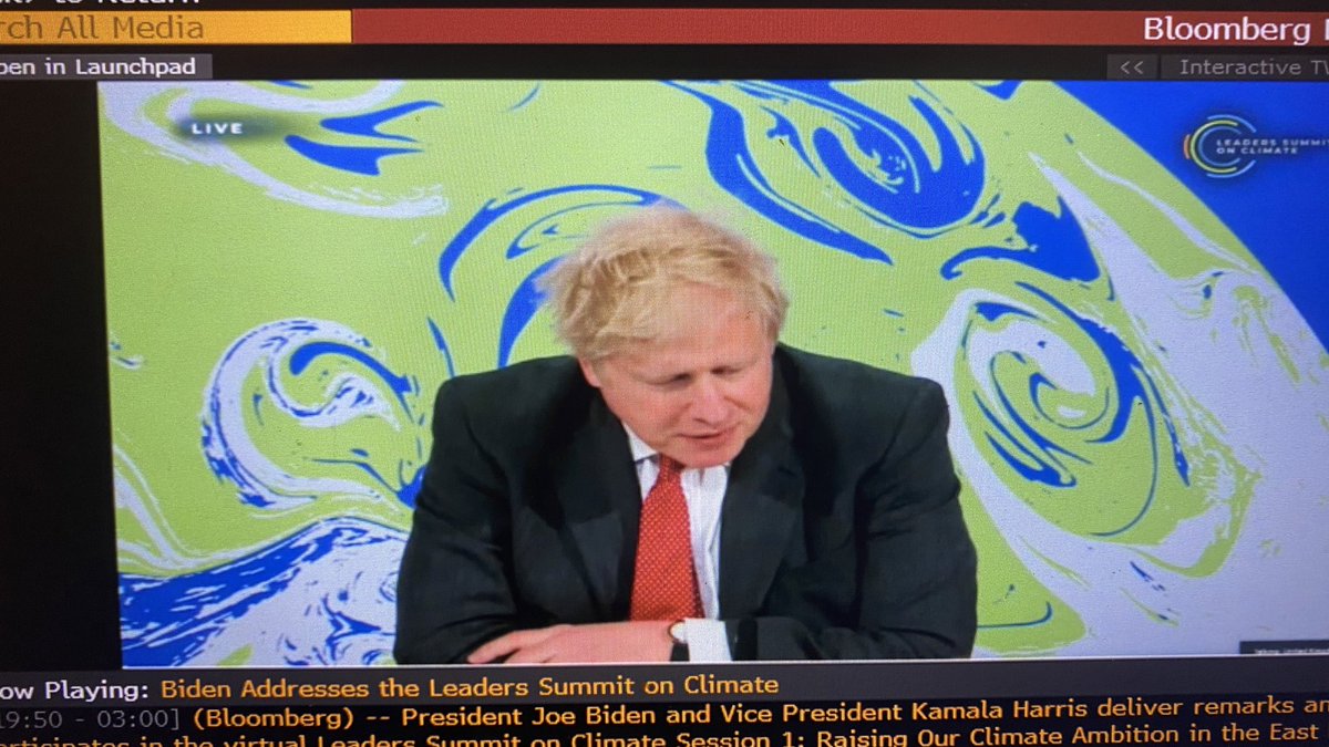 Prime Minster Boris Johnson reiterated a recently announced goal to cut UK carbon pollution by 78% by 2035 from 1990 levelsHe said that Biden’s new target will be game changing in efforts to limit warming  https://www.bloomberg.com/news/articles/2021-04-20/u-k-plans-deeper-carbon-cut-to-give-momentum-to-climate-fight?sref=DLVyDcXJ