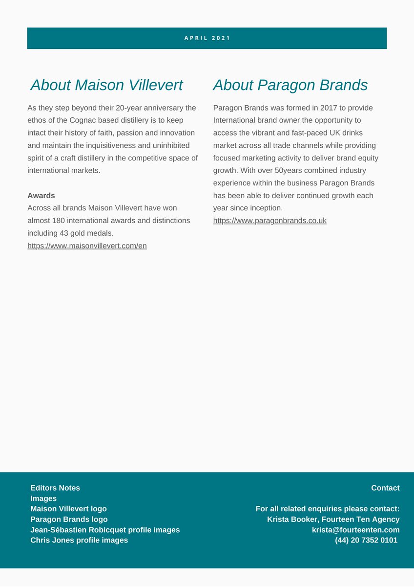 🇫🇷 Maison Villevert va tripler son chiffre d'affaires en investissant dans Paragon Brands Compagny.
🇬🇧 Maison Villevert to triple its turnover by investing in Paragon Brands Compagny.
#ParagonBrands #MaisonVillevert #MVI