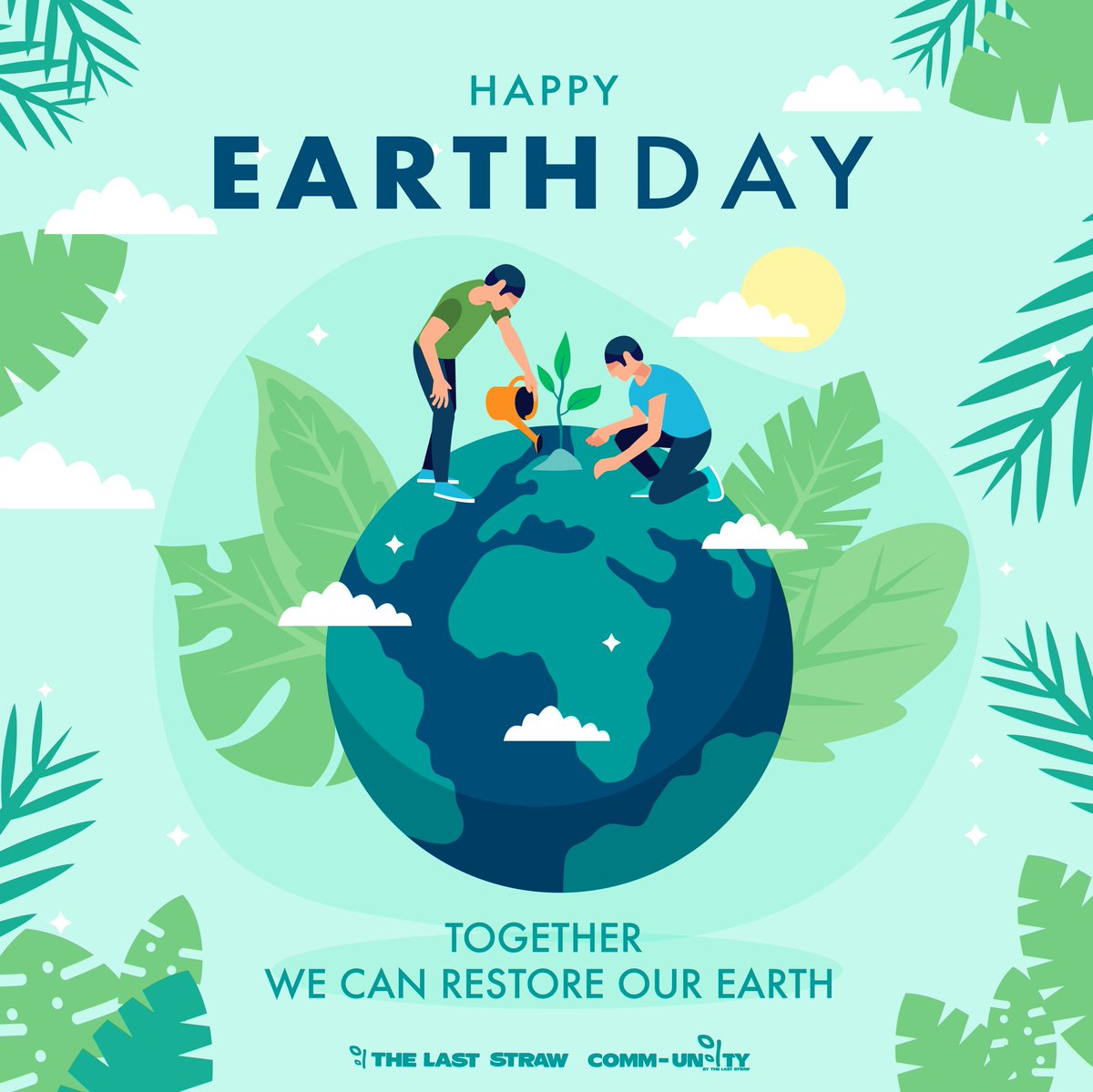 thelaststraw_'s tweet photo. On the 51st anniversary of #EarthDay2021, we are reflecting on our planet and the role we play in its wellbeing. With this year’s theme, #RestoreOurEarth, it is time we all take the leap to lead greener lives which will not only repair, but revive the world’s ecosystems. https://t.co/JLYxT4FNa7