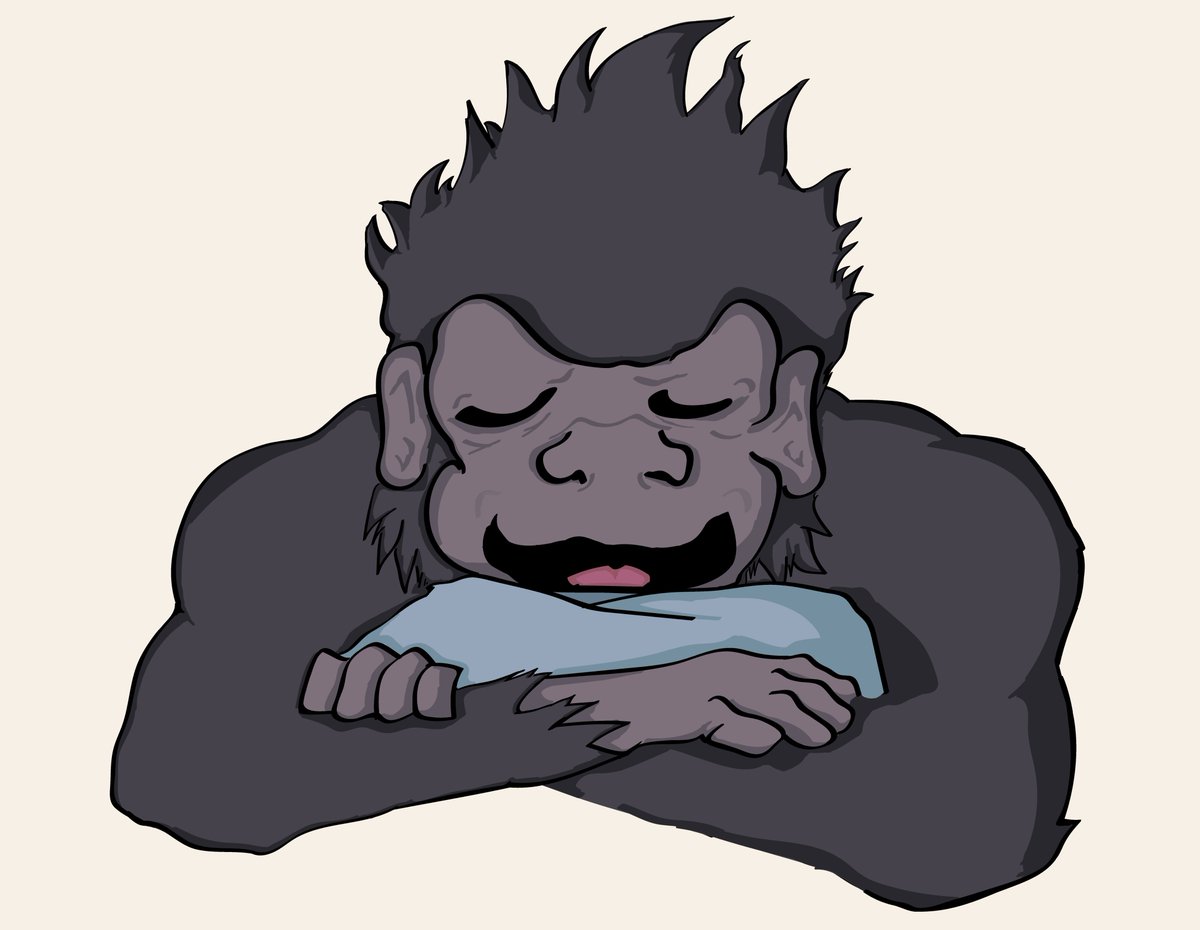 China_Champ_'s tweet photo. Cody bein a sleepy rilla.
#Fursona #Gorilla #Monkey #oc #furry #anthroart #sketch #wip #monke #monkeee https://t.co/i6RUTCSwIF