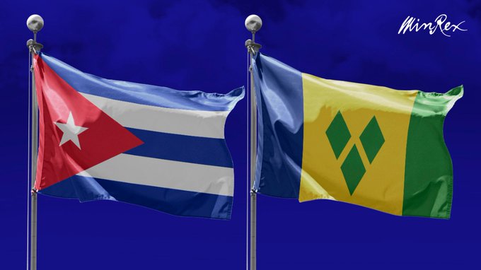 elsa_ena's tweet photo. Una vez más nuestro país hace evidente su vocación solidaria. Médicos cubanos viajaron a San Vicente y las Granadinas por la afectación sufrida a causa de la erupción del volcán Soufrière. #CubaSalvaVidas #@CubAVive @PresidenciaCuba @MINSAPCuba @DrRobertoMOjeda @CubaMined https://t.co/1wuBIVubB0
