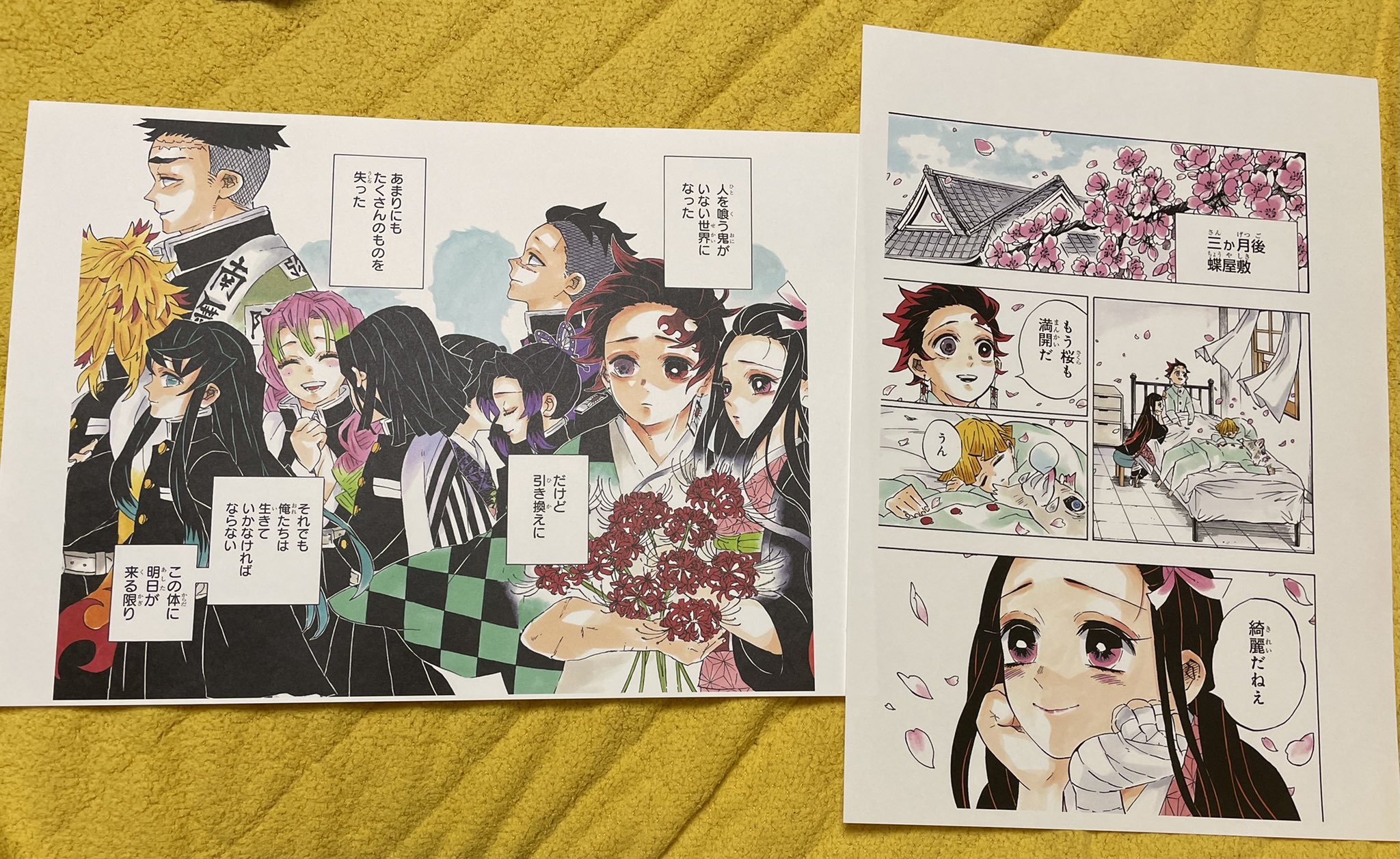 鬼滅の刃　丸ごと複製原稿セット-JC掲載版-（第204話全33頁）BX4-JF 鬼滅の刃 丸ごと複製原稿セット-JC掲載版-（第204話全33頁）BX4