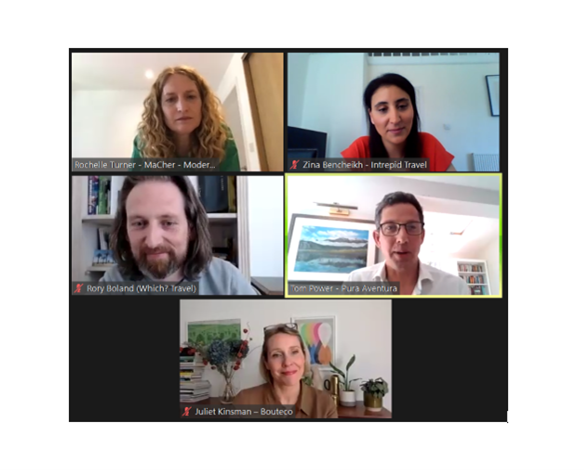 Amy Skelding (@vanskelding) on Twitter photo Feeling inspired this #EarthDay on today's 'How to Travel Better' webinar by the Travel by B Corp group with the wonderful <a href="/zina_bencheikh/">Zina Bencheikh (she/her)</a> of
<a href="/Intrepid_Travel/">Intrepid Travel</a> and the marvellous <a href="/JulietKinsman/">Juliet Kinsman</a>, <a href="/Pura_Aventura/">Pura Aventura</a>, Which?'s <a href="/roryboland/">Rory Boland 🇺🇦</a> and moderated by @rochelleturner1 #beintrepid Feeling inspired this #EarthDay on today's 'How to Travel Better' webinar by the Travel by B Corp group with the wonderful <a href="/zina_bencheikh/">Zina Bencheikh (she/her)</a> of
<a href="/Intrepid_Travel/">Intrepid Travel</a> and the marvellous <a href="/JulietKinsman/">Juliet Kinsman</a>, <a href="/Pura_Aventura/">Pura Aventura</a>, Which?'s <a href="/roryboland/">Rory Boland 🇺🇦</a> and moderated by @rochelleturner1 #beintrepid