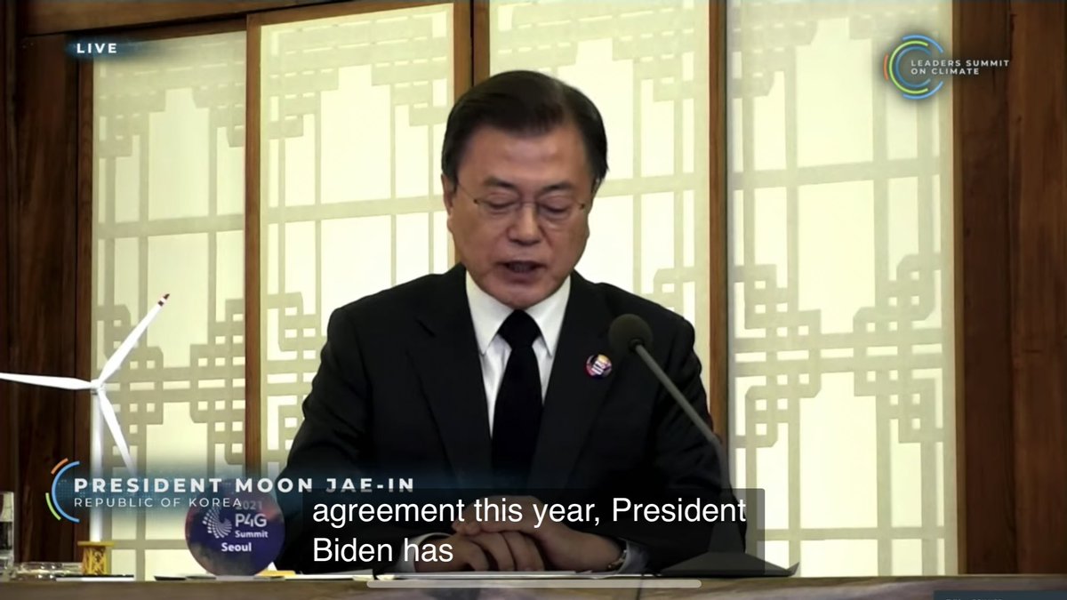 A few announcements from South Korea’s President Moon:> they will halt state funding of overseas coal power plants (they’ve invested in a number of plants in SE Asia)> they will set a new 2030 emissions target in 2H 2021