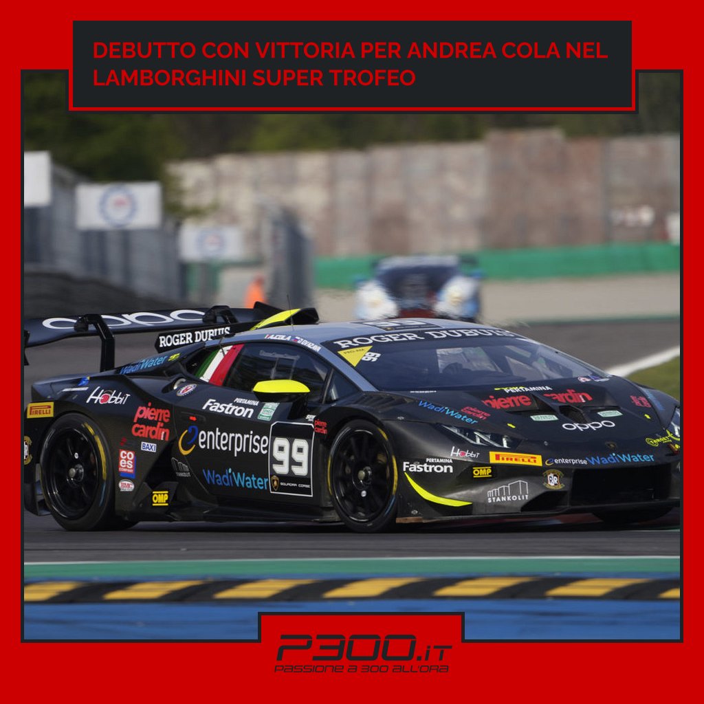 Debutto con vittoria per Andrea Cola nel Lamborghini Super Trofeo

✏ di Redazione P300.it
📄 p300.it/debutto-con-vi…

<a href="/Kolo9ty9/">AndreaCola99</a> #lamborghini #supertrofeo