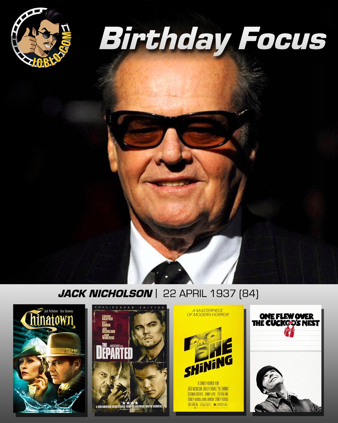 Wishing the great Jack Nicholson a very happy 84th birthday! 