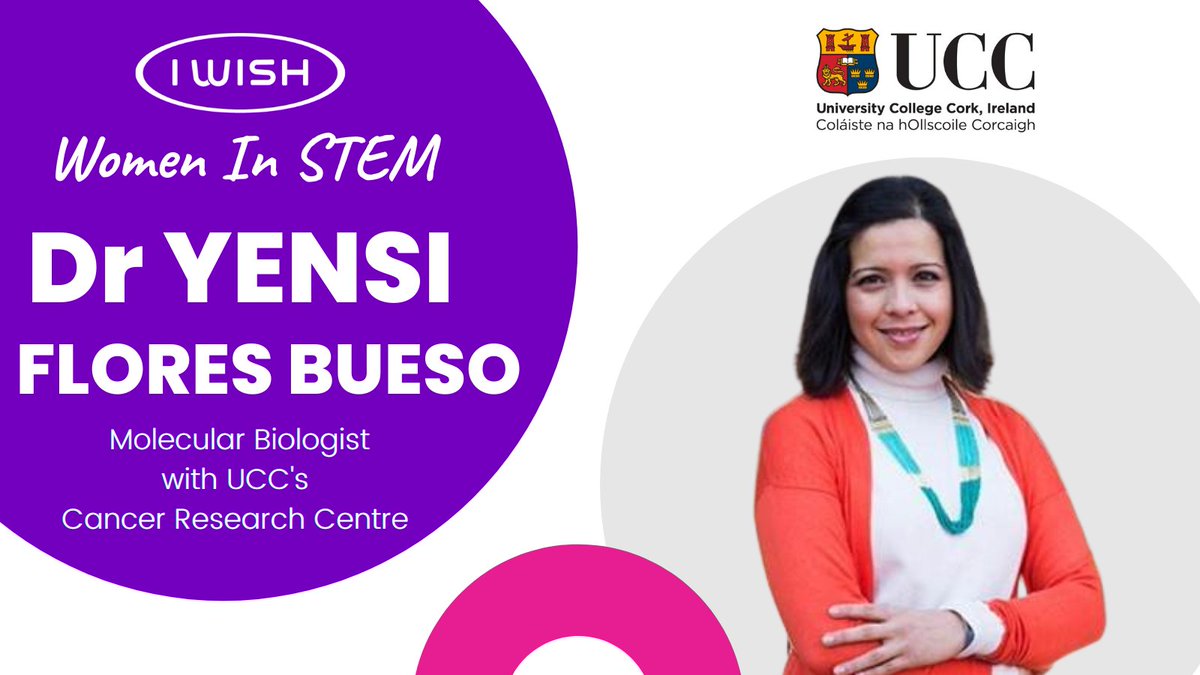 I Wish (@iwish_ie) on Twitter photo #WOMENINSTEM: Introducing @YensiFlores_ Dr Yensi Flores Bueso, molecular biologist in cancer research and <a href="/UCC/">UCC Ireland</a>'s ReCode Lab. "I believe that to bring more women into science, we need female role models inspiring girls to follow their dreams." #IWishSTEM <a href="/bioucc/">Biochemistry UCC </a> #WOMENINSTEM: Introducing @YensiFlores_ Dr Yensi Flores Bueso, molecular biologist in cancer research and <a href="/UCC/">UCC Ireland</a>'s ReCode Lab. "I believe that to bring more women into science, we need female role models inspiring girls to follow their dreams." #IWishSTEM <a href="/bioucc/">Biochemistry UCC </a>