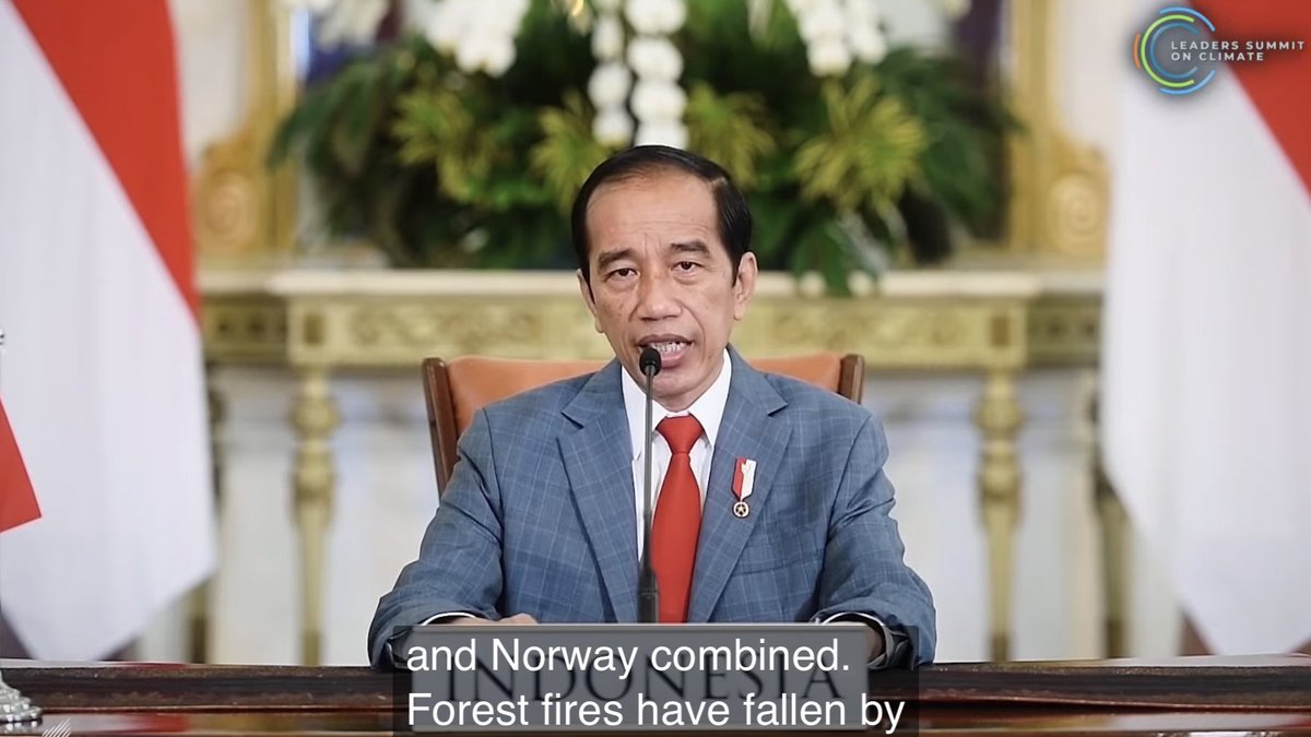 Indonesia President Widodo says they’re accelerating pilot projects for net-zero emissions “Global partnership must be strengthened to reach net zero emissions”