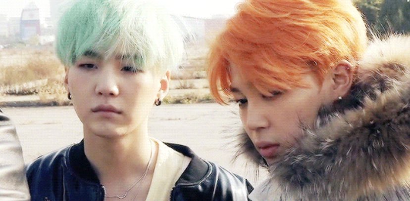 Mint and orange yoonmin; a thread because I miss mint and orange yoonmin
