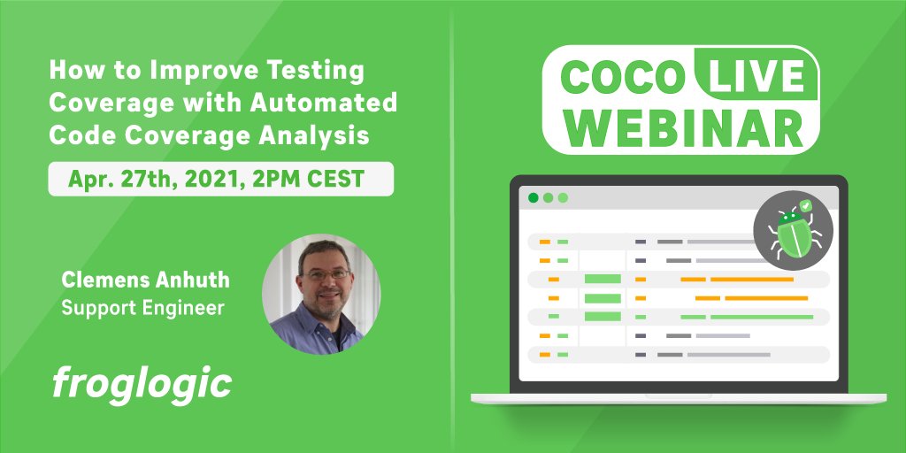 Join our head of customer support on Tuesday April 27th for a hands-on look at Squish Coco, our cross-platform code coverage tool for C/C++ &amp; C#.

Reserve your spot today:
ow.ly/cfCU50Ev4Zk
