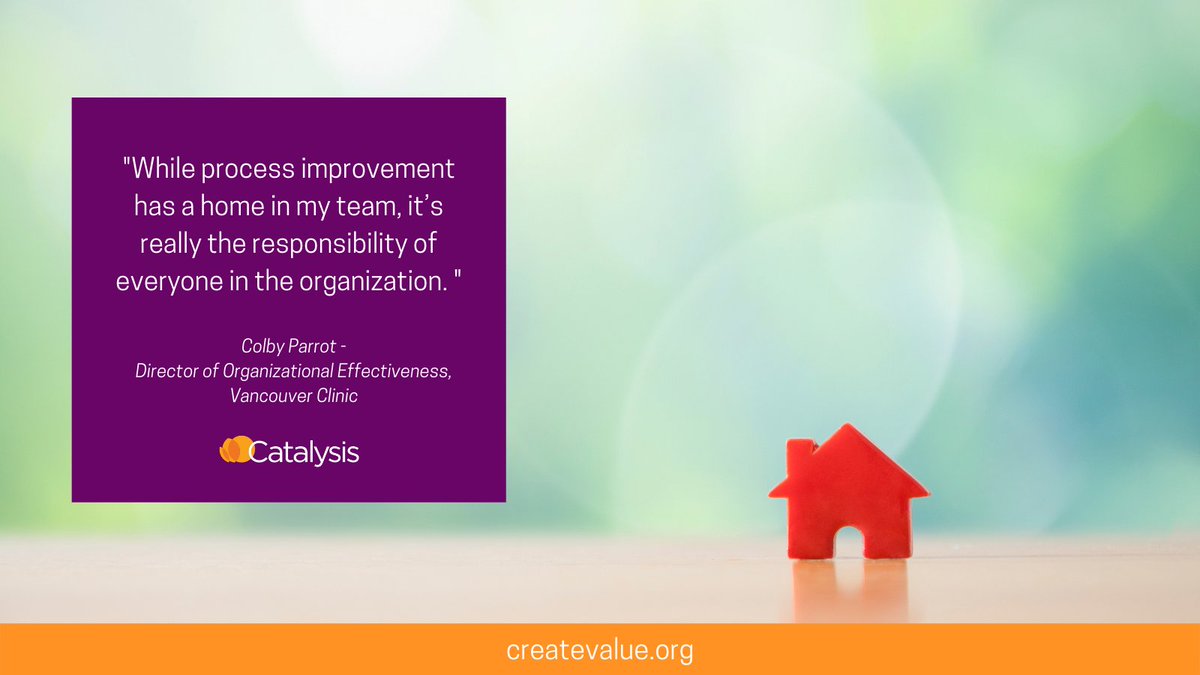 Aligning the work of the organization with strategy is an integral step in achieving success. Vancouver Clinic's Director of Organizational Effectiveness, Colby Parrott,  joins us on #TheLens to discuss how process improvement supports strategy of an org. ow.ly/rQHW50EsK6m