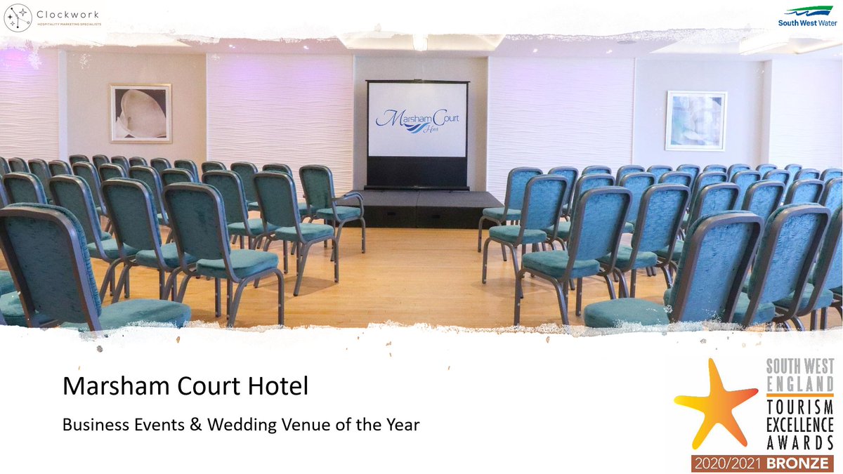 South West Tourism Awards (@swtourismawards) on Twitter photo Well done to <a href="/ClockworkM/">Clockwork Marketing</a> Bronze winners for the Business Event & #Wedding Venue <a href="/MarshamCourt/">Marsham Court Hotel</a> #SWTAwards Well done to <a href="/ClockworkM/">Clockwork Marketing</a> Bronze winners for the Business Event & #Wedding Venue <a href="/MarshamCourt/">Marsham Court Hotel</a> #SWTAwards