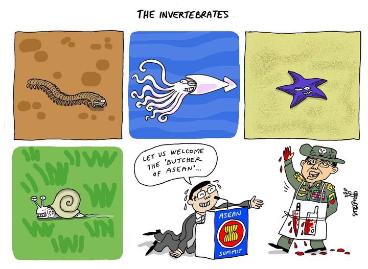 Such inhumane acts of #TerroristsJunta allowable in 21st Century? Really? ASEAN you guys are spineless. #ASEANrejectSAC #WhatsHappeningInMyanmar x.com/Reaproy/status…