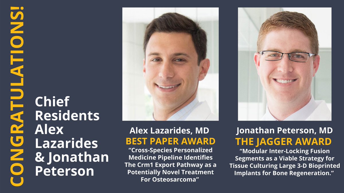 👏to all of our graduating residents on their exceptional papers delivered at Grand Rounds this week. Congratulations to each for all they have accomplished, for the high quality of their research, and for how well they managed during the restrictions over the last year.