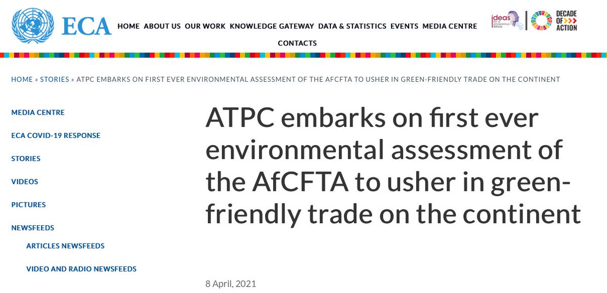 DevReimagined's tweet photo. On #EarthDay we're proud that our team supports others to ensure #greengrowth &amp; #resilience alongside #povertyreduction. A key project is the Strategic Environmental Assessment of @AfCFTA, which our CEO @hmryder is leading for @ECA_OFFICIAL @ATPC2

https://t.co/XbEr4QtYT1 https://t.co/otFWa4Dx9x