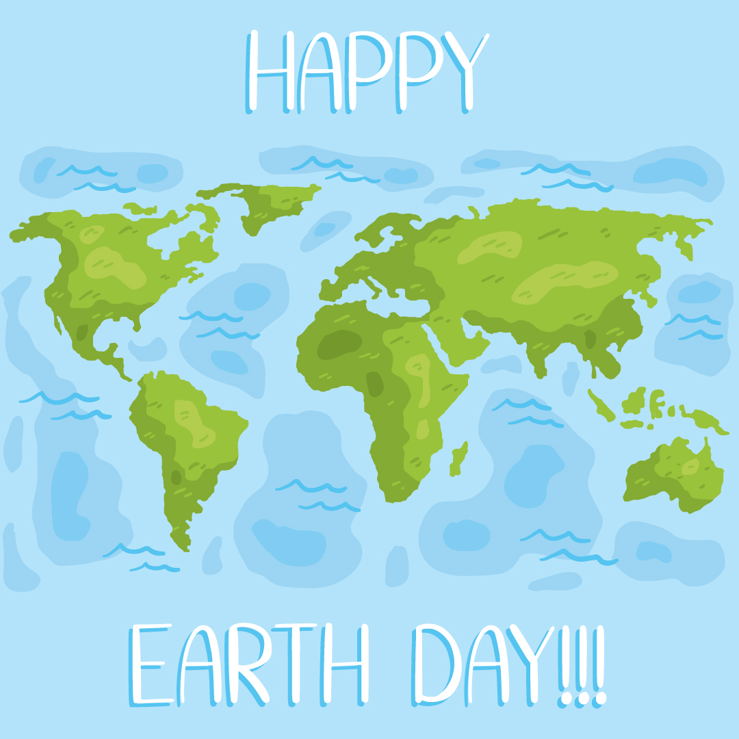 Happy Earth Day! We've been helping the planet by using solar panels to help power our building for 7 years! 🌞