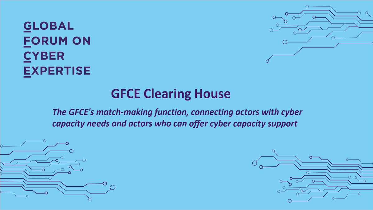 Global Forum on Cyber Expertise tweet media