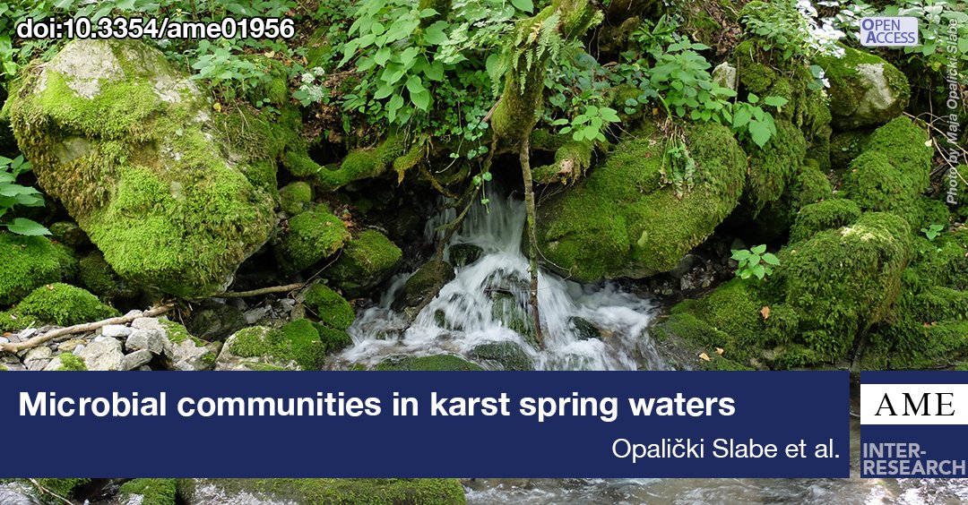 Aquatic Microbial Ecology (AME) tweet media