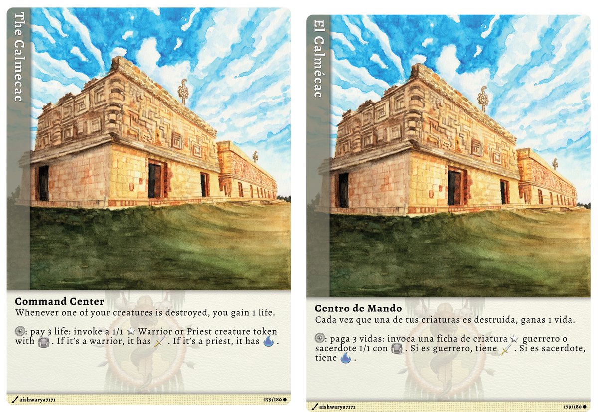 KursedGames's tweet photo. Here's one piece from our artist aishwarya7171, The Calmecac from the Dominion of Aturas!
#game #newgame #cardgame #indiegame #Kickstartercampaign #Kickstarter #gamedev #boardgamegeek #juegos #boardgamegeek #hype #bgg #tabletopgames #illustration #gaming #juegosdemesa #tcg https://t.co/8ogVPRWr58