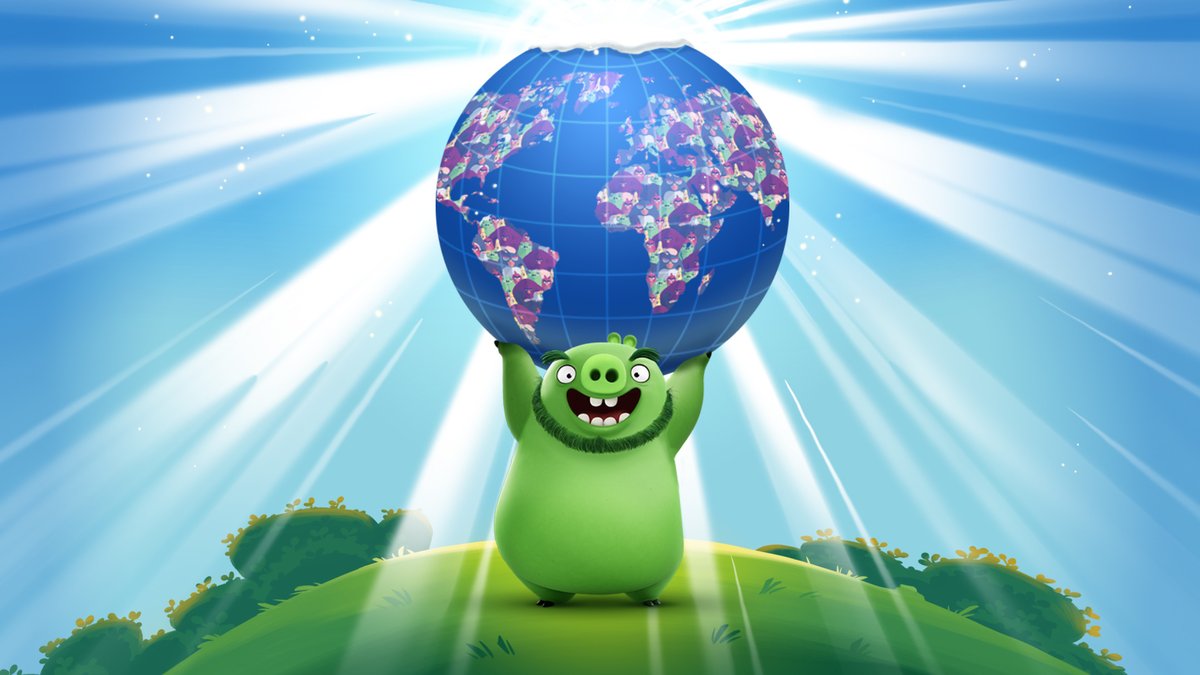 It's #EarthDay, and this year the pigs lend a hand (and their poop 💩) to offset our carbon footprint.🌍 Adding to our #Playing4ThePlanet allegiance, the pigs are doing their part to provide sustainable energy in the best way they know how💨. <a href="/P4PAlliance/">Playing for the Planet Alliance</a> rov.io/earth