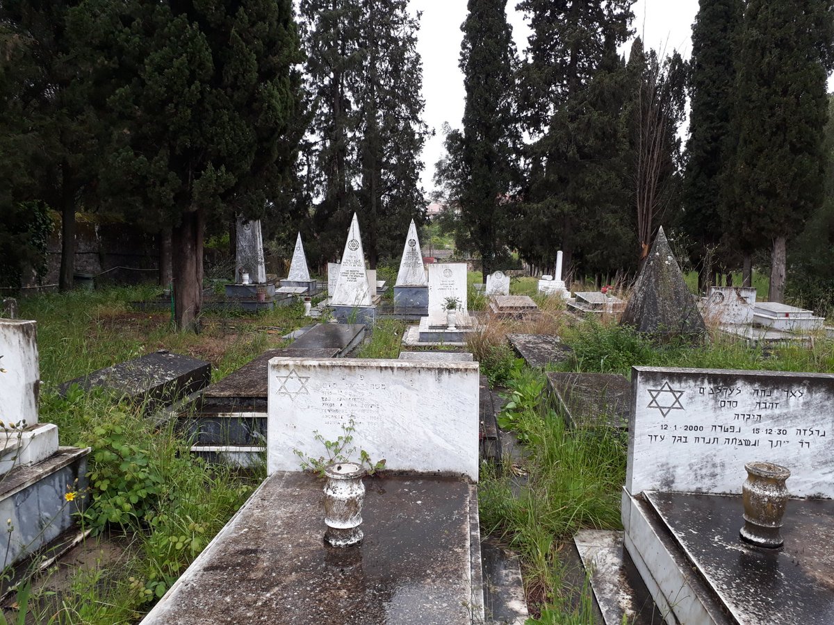 The island's Jewish cemetery today