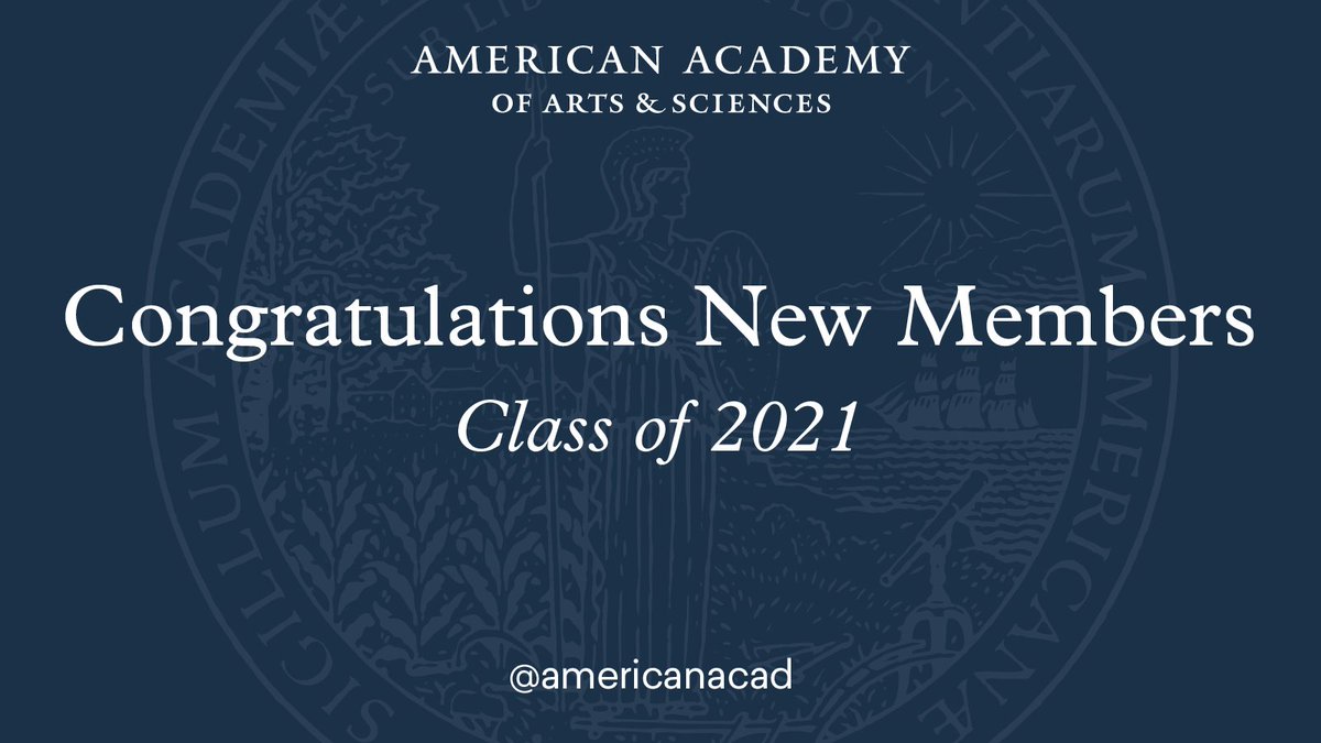 americanacad's tweet image. Congratulations to the newly elected members of the American Academy of Arts &amp;amp; Sciences! Today we are honored to welcome 252 scholars, leaders, artists, and innovators into the Academy. ow.ly/RPWa50Evk4D