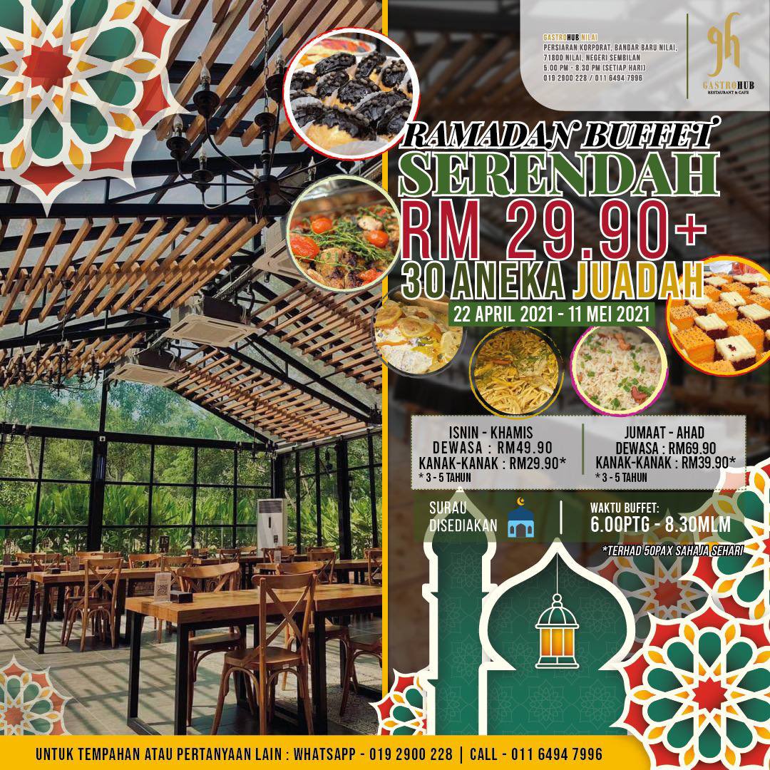 gastrohubmy's tweet photo. Alhamdulillah fullhouse untuk harini 🙏🏻kalau ada yang nak book untuk #Ramadhan Buffet or set Selera Rasa Ramadhan boleh pm admin okay 👌🏻
#buffetramadhan #bukapuasa #setbukapuasa #buffetmurah #buffetnilai #buffetselangor #buffetkl https://t.co/zkRNPixWeM