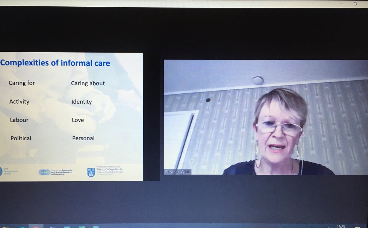 Niamh Hennelly (@niamhhennelly) on Twitter photo Insightful talk from <a href="/ProfSuzCahill/">Suzanne Cahill</a> on how family carers & their role is often conceptualised around ideas of love & care, rather than also acknowledging the difficult & hard work family carers do <a href="/irishgerontsoc/">Irish Gerontological Society</a> <a href="/CESRD_NUIG/">CESRD</a> Insightful talk from <a href="/ProfSuzCahill/">Suzanne Cahill</a> on how family carers & their role is often conceptualised around ideas of love & care, rather than also acknowledging the difficult & hard work family carers do <a href="/irishgerontsoc/">Irish Gerontological Society</a> <a href="/CESRD_NUIG/">CESRD</a>