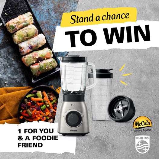 PhilipsSAfrica's tweet image. More than a blender, it’s a mixer too and an ideal addition to your kitchen tool set. This week stand a chance to win a Philips Viva On-The-Go &amp;amp; Stand Blender for you &amp;amp; a foodie friend. 🤩 Simply mention YOUR friend &amp;amp; @McCainSA below in the comments to enter 👇🏽#philipsblender