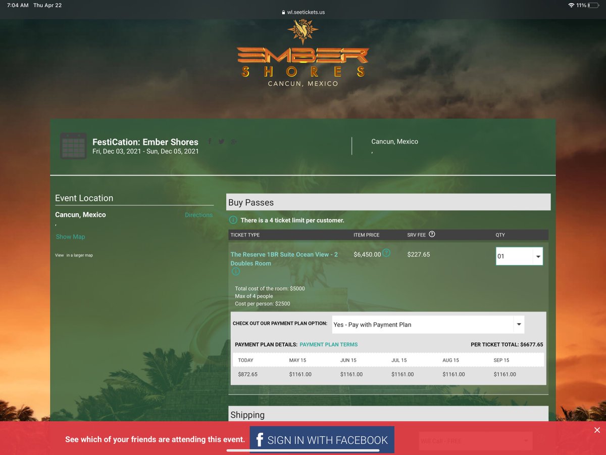 TinyTerryHere's tweet photo. @ILLENIUM @ParadisusCancun My buddy @GrahamPolacek  and I were #2 in line and when we went to purchase our reserved tickets it said unavailable! Help! https://t.co/AyyslZPb8G