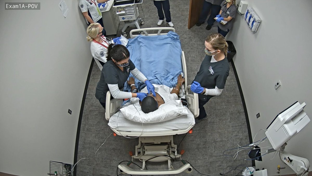 LibertyURespir1's tweet photo. Interprofessional Simulation with our #LUSON classmates. @DrAkersRN https://t.co/z8qaHqdb3C